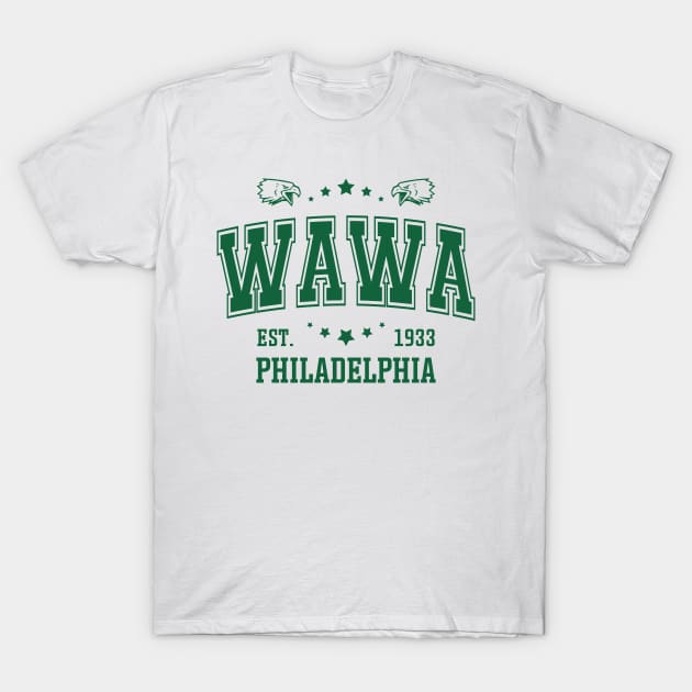 Retro Vintage Eagles Wawa T-Shirt by Emma